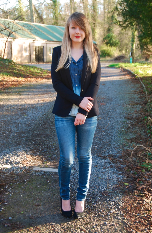 lorna-burford-denim-shirt-navy-blazer