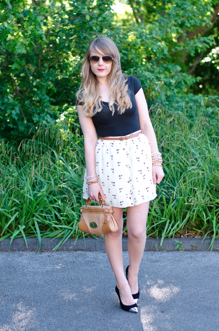 cat-print-skirt