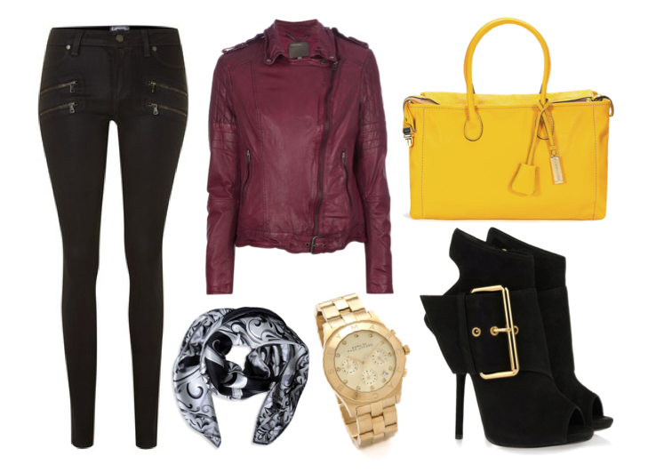 burgundy-black-yellow-autumn-outfit