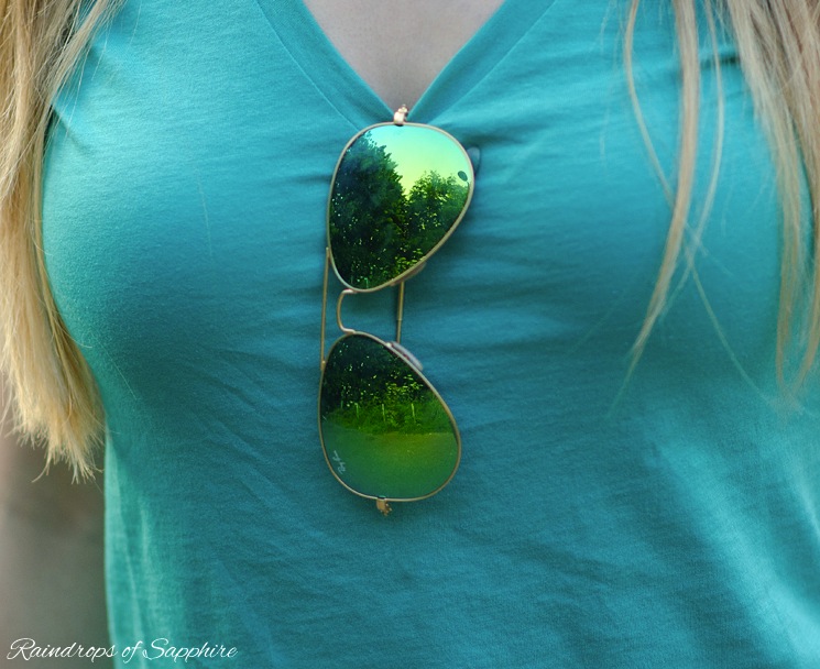 mirrored-ray-ban-aviators-green