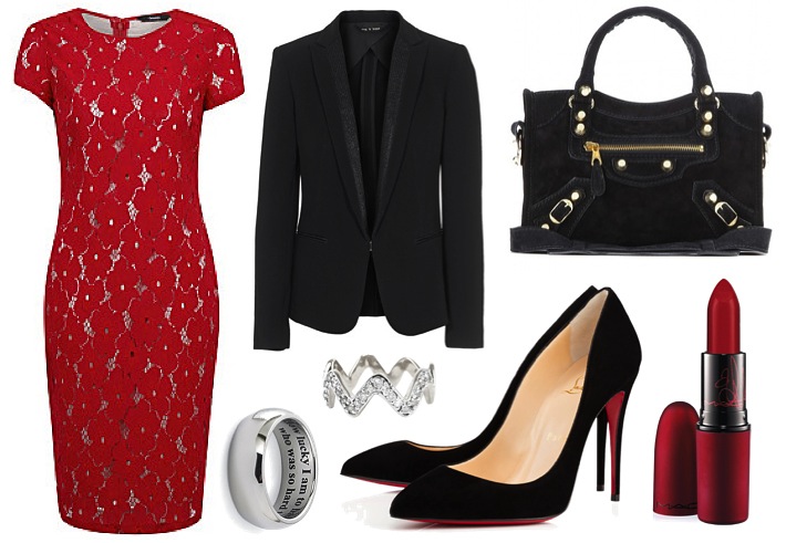 red-lace-dress-asda-george