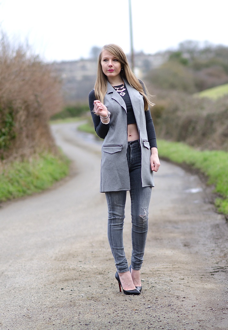 topshop-grey-longline-waistcoat-ponte