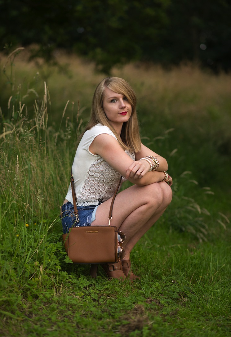 lorna-burford-lace-white-top-denim-shorts