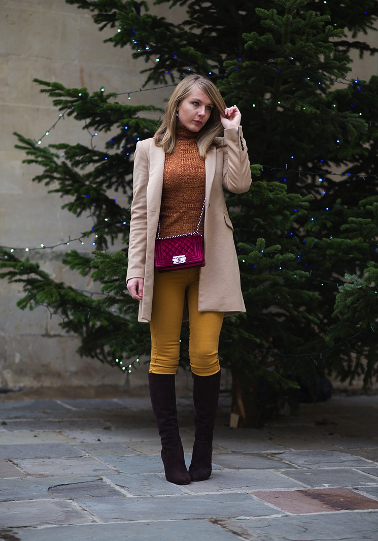 chanel-boy-velvet-mustard-jeans-boots