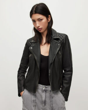 Allsaints Cargo Leather Jacket